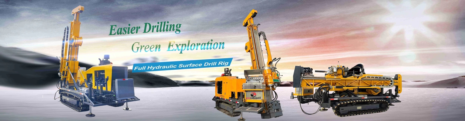 Compact Structure Core Drill Rig Mining Exploration Borehole Full Hydraulic Surface