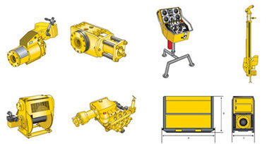 Khoan khoan sâu 2000m khoan sâu Rig Diamec U8 Với Khoan Khoan sâu APC