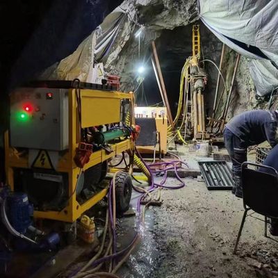 Nq 600m Full Hydraulic Geological Underground Drilling Rig Với tốc độ khoan nhanh hơn