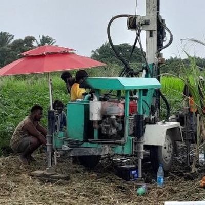 150m Ứng dụng khoan giếng nước gắn trên xe kéo với mô-men xoắn lớn cho kỹ thuật bảo tồn nước