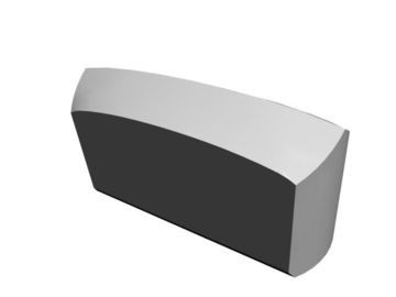 Đá Chisel Rock Bits Tungsten Carbide Chèn K0 Single Edged Đối với Percussion Boring