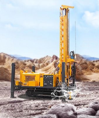 600m 650mm Xe tải Giếng khoan giếng nước Yuchai Giàn khoan giếng khoan sâu TSJ-600X70 Đa chức năng