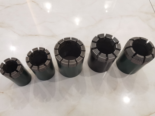 Thăm dò khoáng sản Địa chất Coring Bit cho các hình thành đá cứng