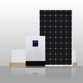 Hệ thống năng lượng mặt trời hộ gia đình quang điện ngoài lưới với pin axit chì