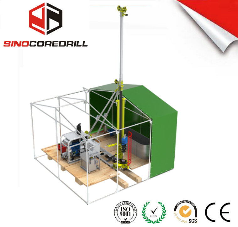 300M Độ sâu Động cơ khoan lõi di động Thiết kế nhẹ và động cơ Kubota