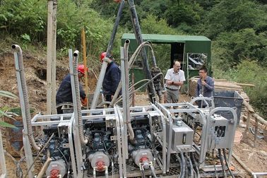 Người đàn ông nhỏ EP550 - Máy khoan lõi di động Khu vực núi xa xôi 4m X 4m Độ sâu đạt 400m
