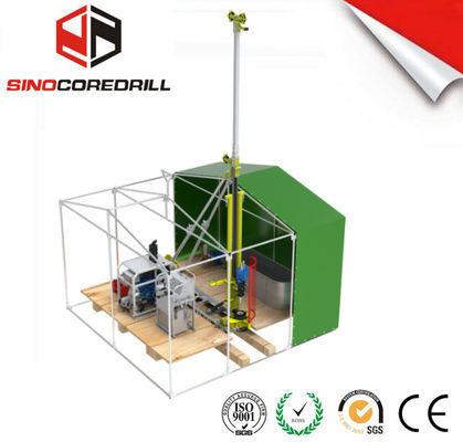 300M Độ sâu Động cơ khoan lõi di động Thiết kế nhẹ và động cơ Kubota