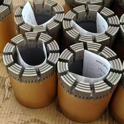 Các bit lõi kim cương bền cho loạt BQ/NQ/HQ/PQ Hiệu suất ổn định trong tất cả các mặt đất