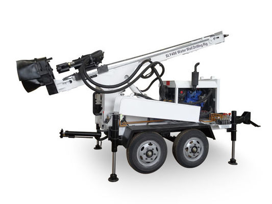 Giá tốt. Trọng lượng nhẹ 200m 220mm Trailer lắp giàn khoan giếng nước trực tuyến