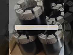 Bít kim cương hình bán tròn để chiết xuất lõi đá trung bình đến cứng