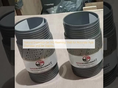 Natural Diamond-Set NQ Reaming Shell cho đường kính lỗ chính xác và độ ổn định bit