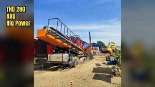 THD-280 HDD Rig Dự án không có rãnh có đường kính lớn